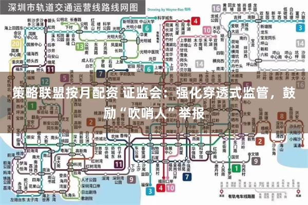 策略联盟按月配资 证监会：强化穿透式监管，鼓励“吹哨人”举报