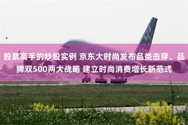 股票高手的炒股实例 京东大时尚发布品类击穿、品牌双500两大战略 建立时尚消费增长新范式